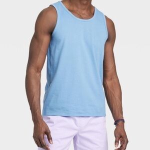 PacSun Vintage Wash Tank Top, Light Blue, Medium, Unisex